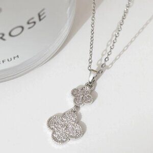 Stainless steel four leaf clover